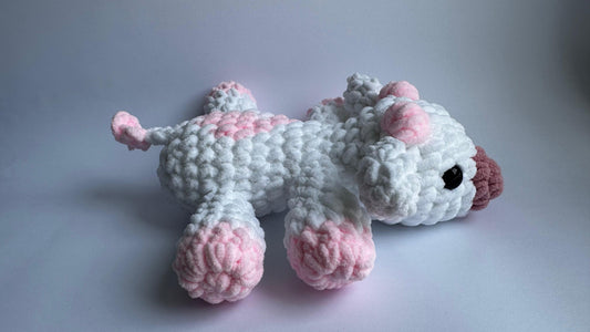 Handmade Crochet Cow Plush