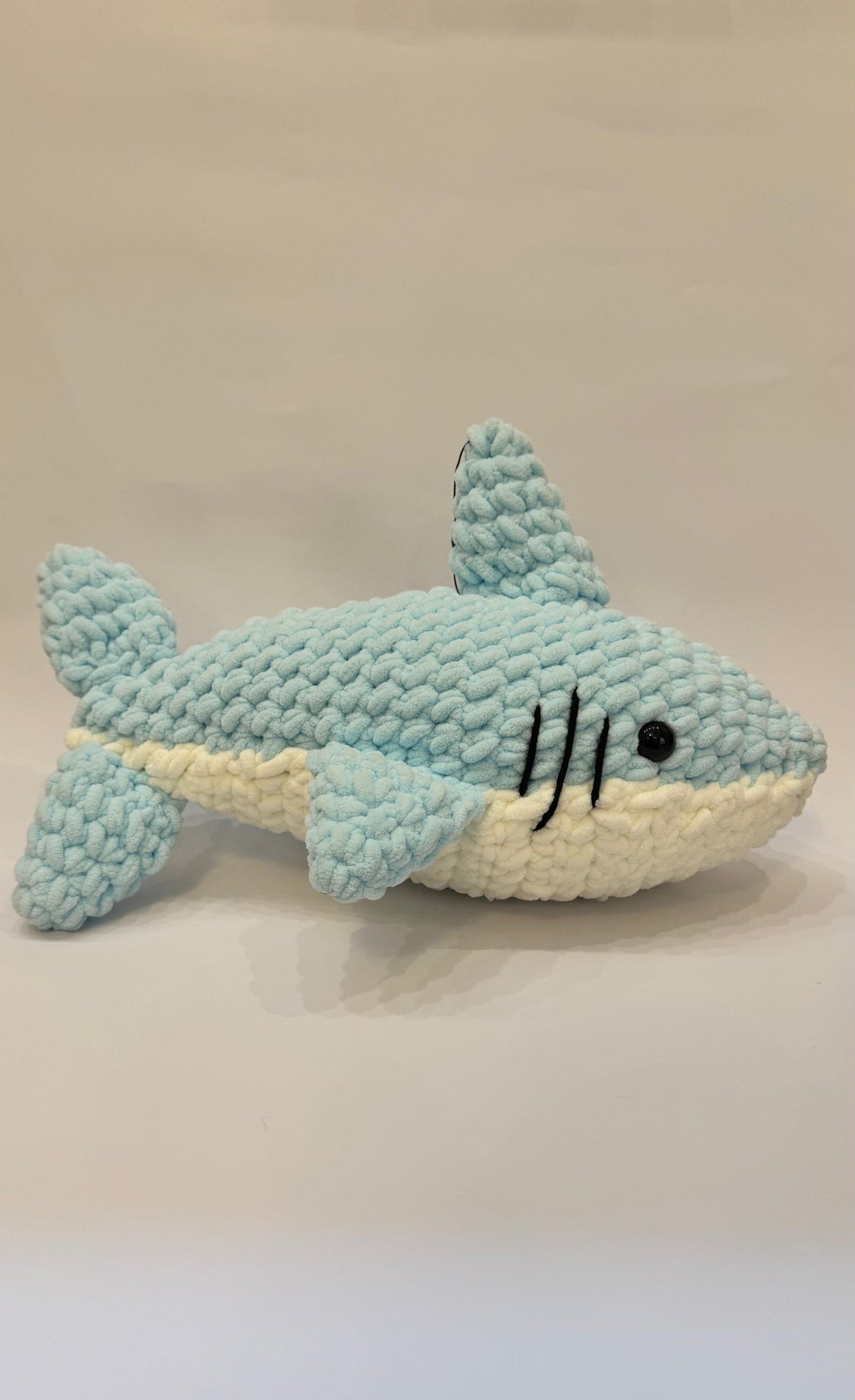 Handmade Crochet Shark Plush